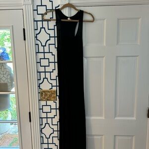 Elan black long dress